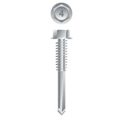 #12 Strong-Point Hex Washer Head 12-24 x 1-1/2, 410 Stainless Steel