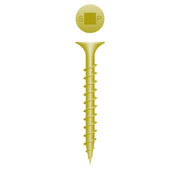 #6 Strong-Point Bugle Head 6 x 1-1/4, SQ, Coarse, Type '17', Zinc Yellow