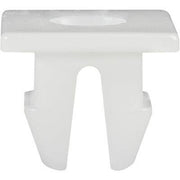 M5.5 White Nylon Nut, 10mm Stem, 14mmx16mm Head