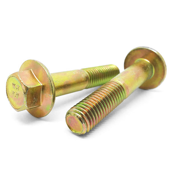 M8-1.25x60 Class 8.8 Hex Flange Bolts Zinc Yellow
