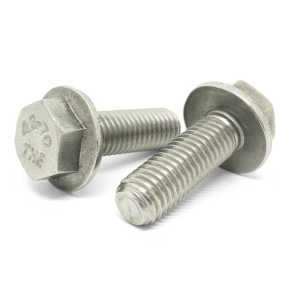 M10-1.5x25 A2-70 Stainless Steel Hex Flange Bolts