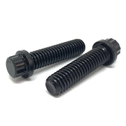 1/4-28x1-1/2" Alloy 12 Point Flange Screws Black Oxide