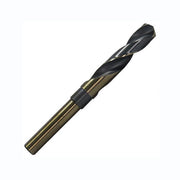 17/32" HSS Reduced Shank Black & Gold 135° Drill Bit, 3/8" Shank