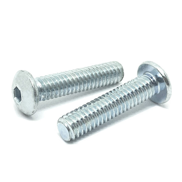 M3-0.5x8 Class 12.9 Alloy Button Socket Head Cap Screws Zinc