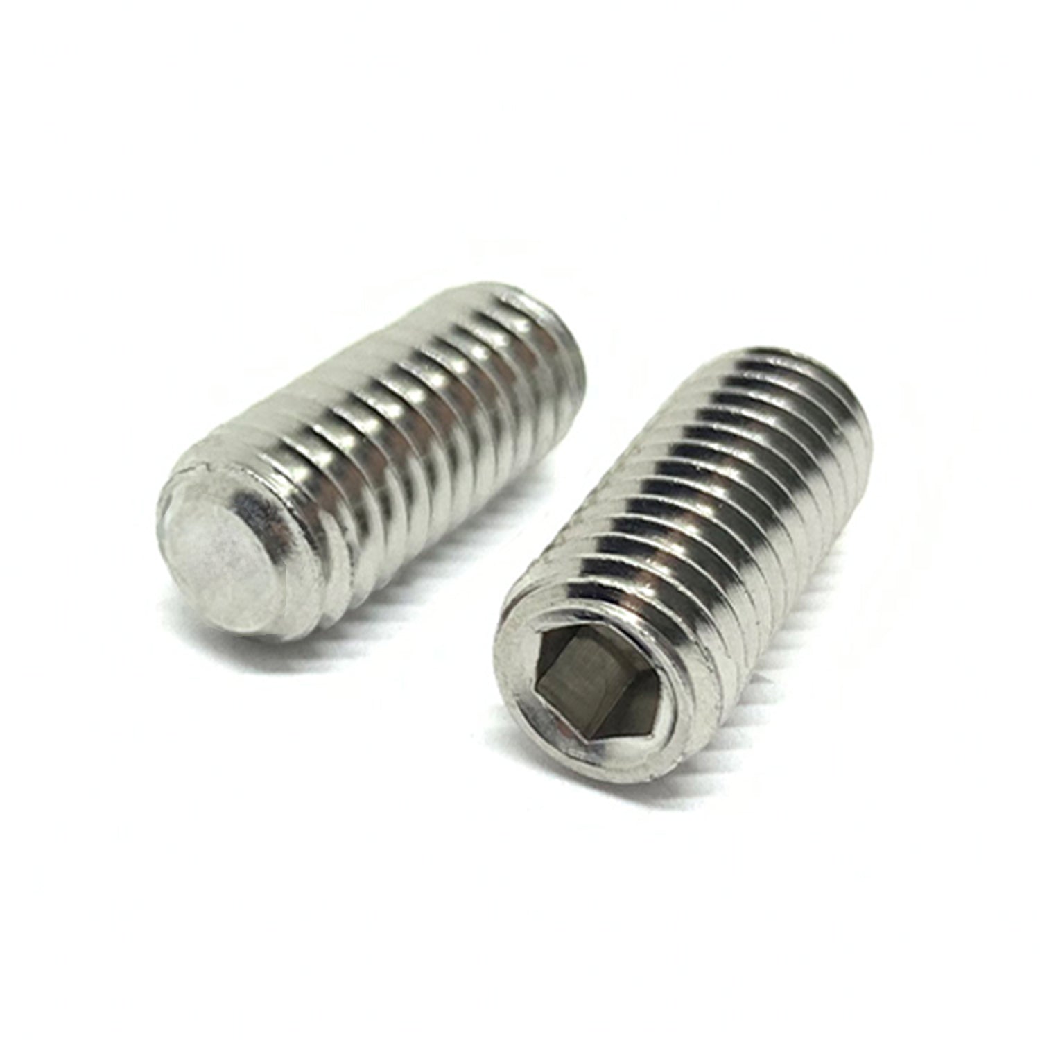M4-0.70x3 Stainless Steel A2 Flat Point Allen Socket Set Screws
