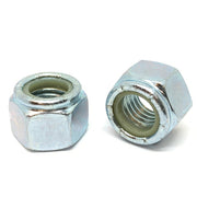 1/2"-13 Grade A Nylon Insert Hex Nuts Zinc