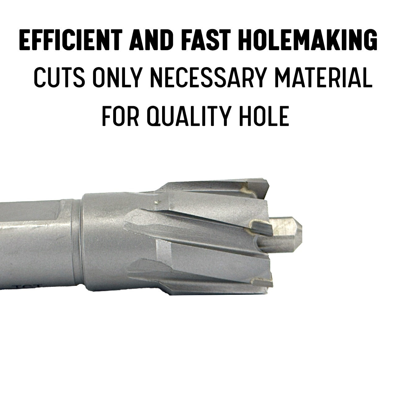 1/2" X 1-3/8" Carbide Tipped Annular Cutter with Pilot Pin