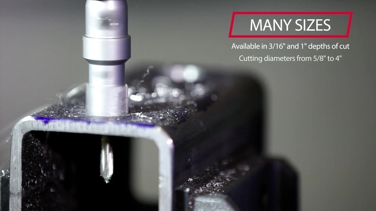 3-1/4" Carbide Tipped Hole Cutter with 1" Depth of Cut