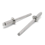 5/32" Dia 1/4"-3/8" (56)   Grip - Dome Head Blind Rivets Stainless/Stainless Mandrel