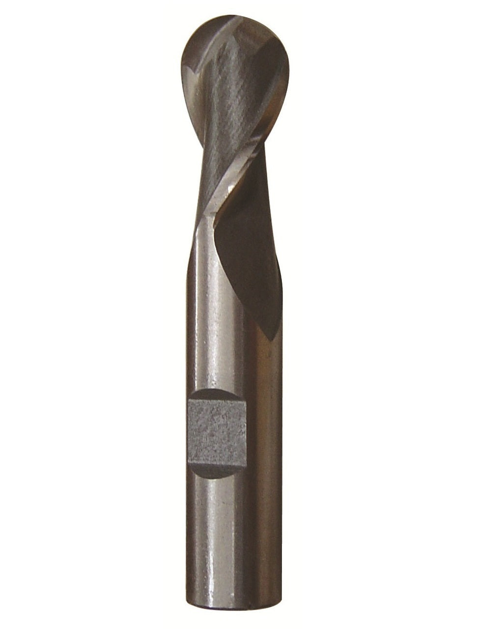 1/8" X 3/8" HSS 2 Flute Single End Ball End Mill