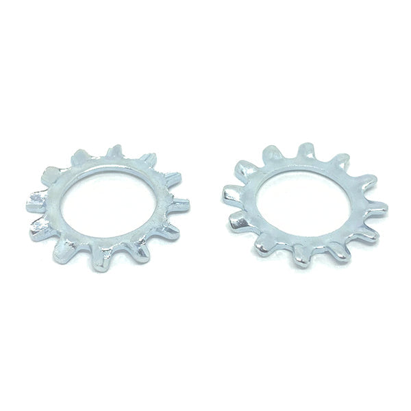 #8 Steel External Tooth Lock Washer Zinc