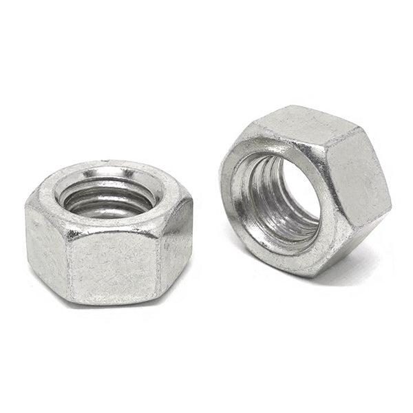 #12-24 18-8 Stainless Steel Finished Hex Nuts