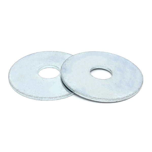 M16x50x3.0 Grade C Flat Fender Washers Zinc