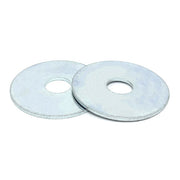 M4x12x1.0 Grade A Flat Fender Washers Zinc