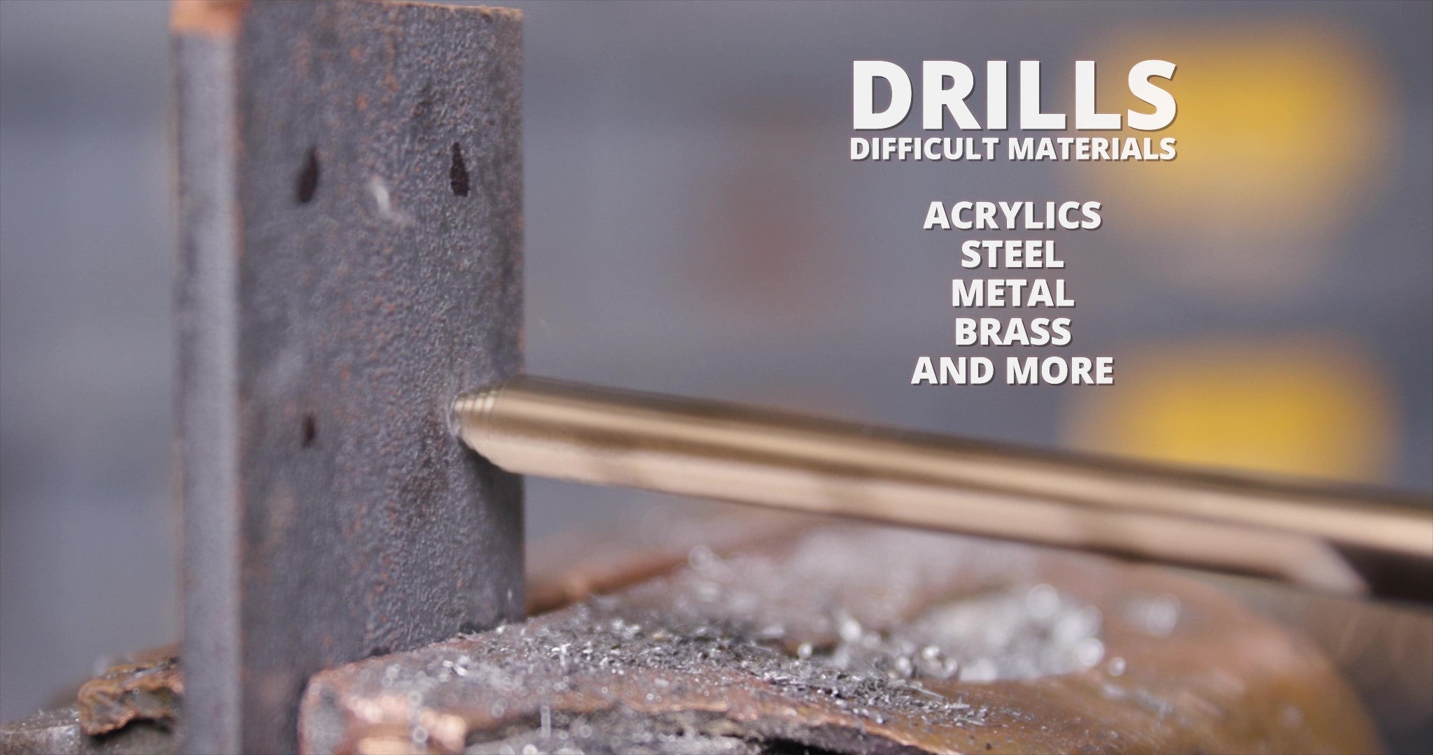 23/64" Stepped Point Cobalt Drill Bit with 3-Flat Shank