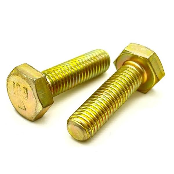 M14-2.00x25 Class 10.9 Hex Cap Screws Zinc Yellow