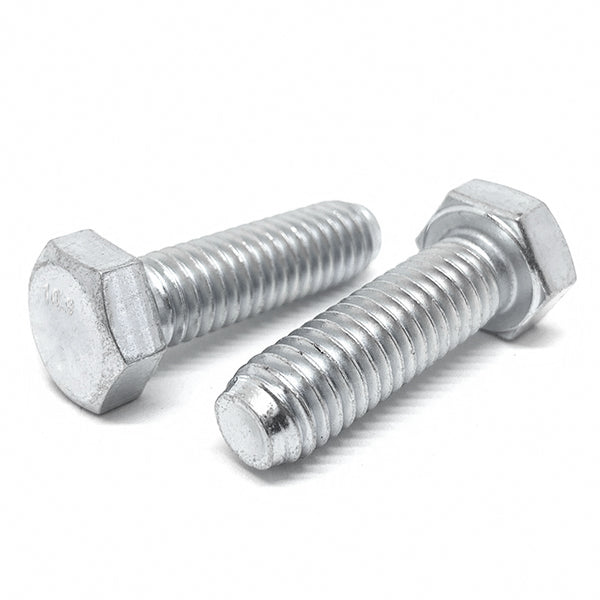 M20-1.50x70 Class 10.9 Extra Fine Thread Hex Cap Screws Zinc Clear