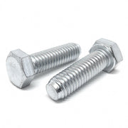 M10-1.25x40 Class 8.8 Hex Cap Screws Zinc Clear