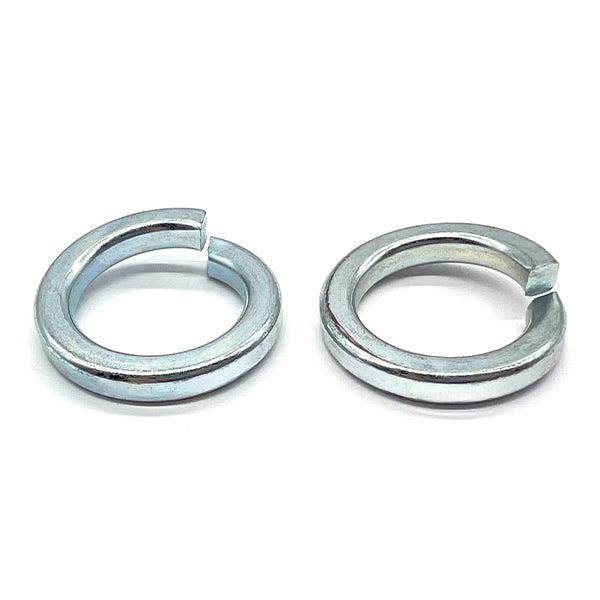 M14 Class 12 High Collar Split Lock Washer Zinc Clear