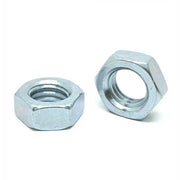 1/2"-20 Grade A Hex Jam Nuts Zinc