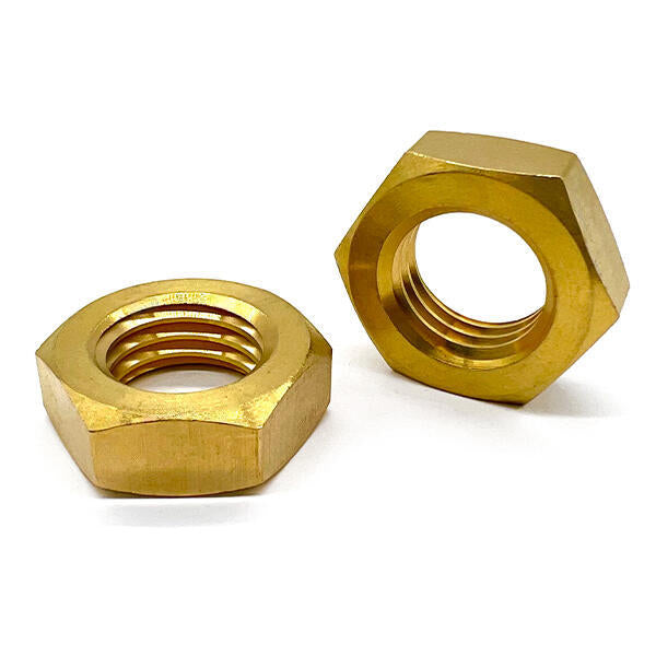3/4"-10 Brass Hex Jam Nut