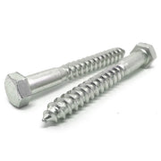 3/8-7x5-1/2" Hex Lag Screws A307 Grade A Zinc