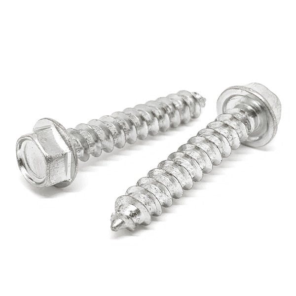 #6-18x1-1/4" 18-8 Stainless Steel Hex Washer Head Type A Self Tapping Screws