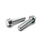 M5-0.8x12 Hex Flange Bolt Smooth Head Off Road Moto Hardware Zinc