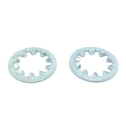 M8 Class 10 Internal Tooth Lock Washers Zinc Clear