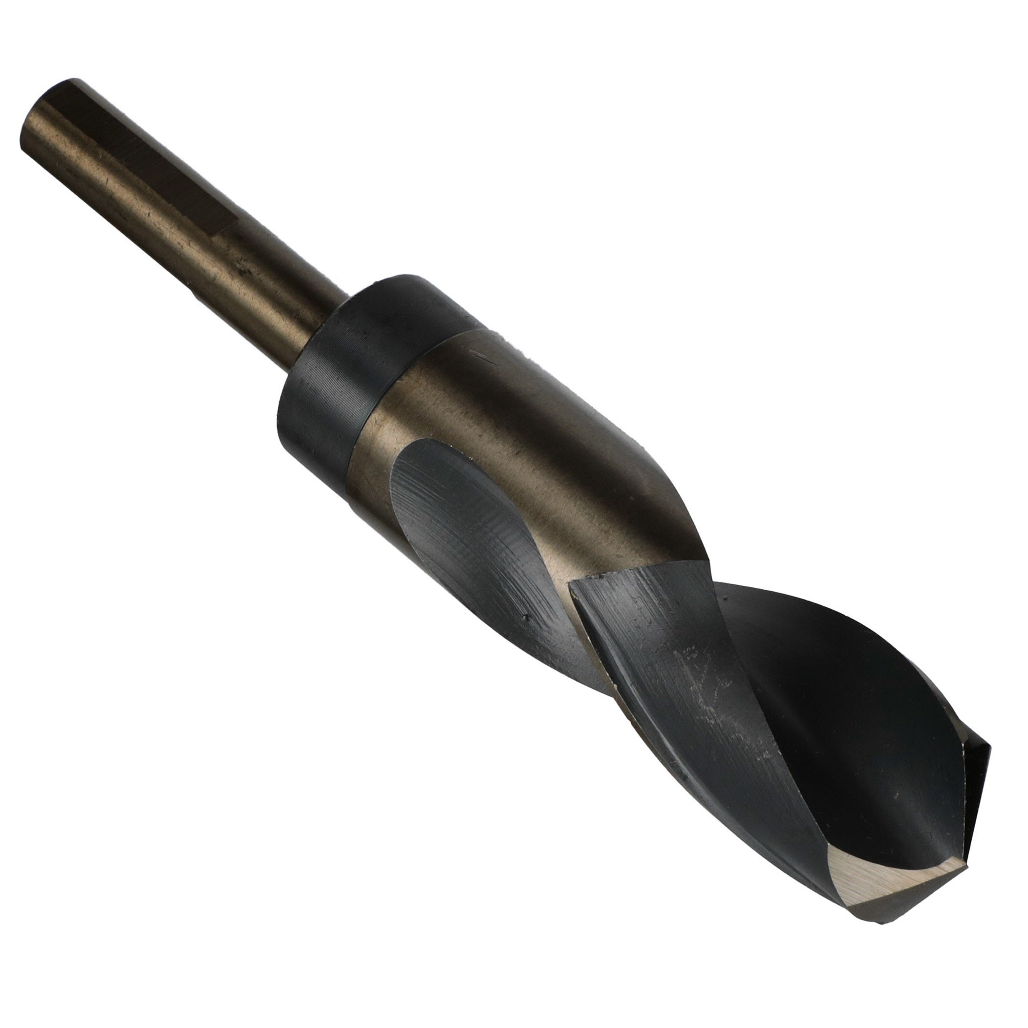 1-1/32" HSS Black & Gold Drill Bit with Reduced 1/2" 3-Flat Shank, Contractor Series