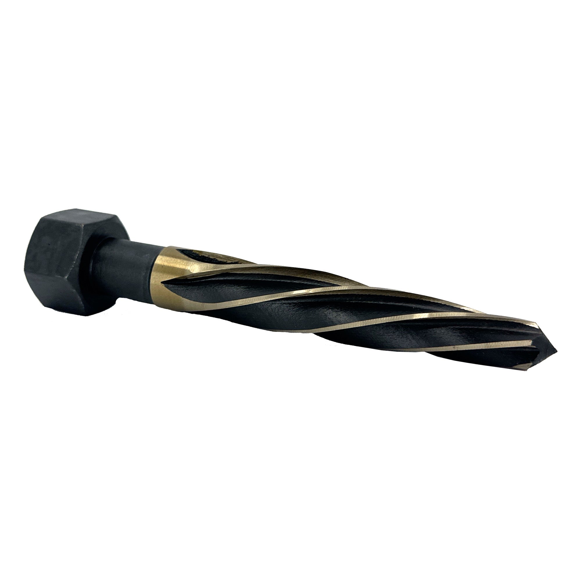 1-1/8" Magnetic Black & Gold HSS Hex Shank Bridge Reamer