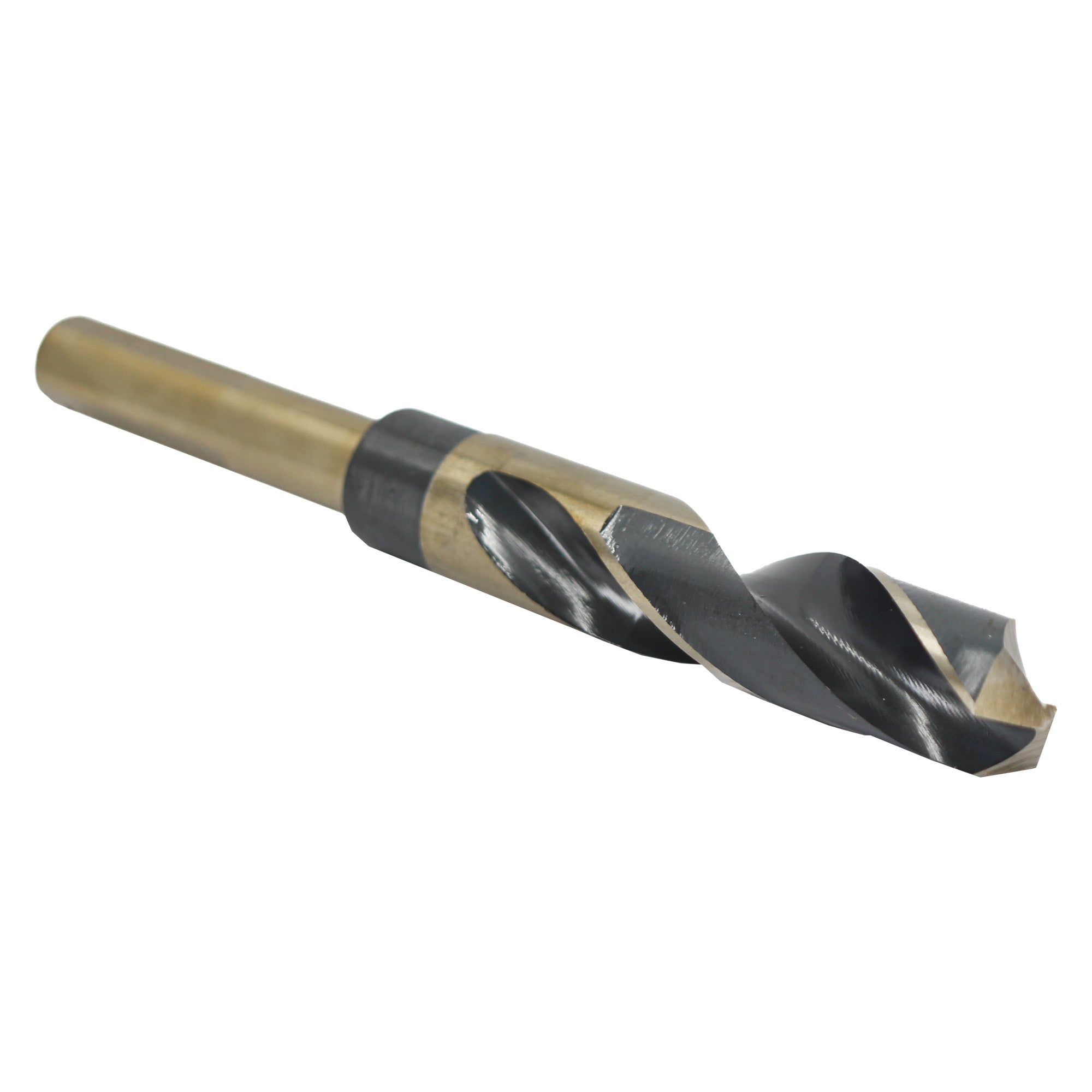 63/64" HSS Black & Gold Drill Bit with Reduced 1/2" 3-Flat Shank, KFD