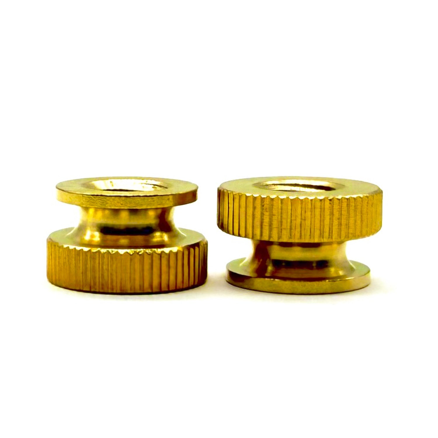 #6-32 Brass Knurled Thumb Nut