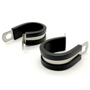 1/2" Stainless Steel Rubber Insulated Medium Duty Cable Clamp