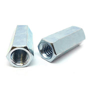5/8"-11 x 2-1/8" Steel Coupling Nuts Zinc