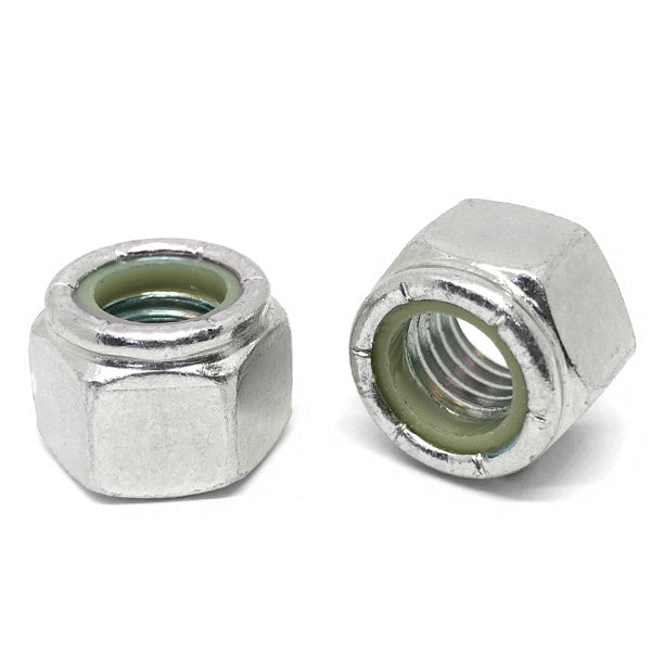 1/4"-20 Stainless Steel Nylon Insert Hex Nuts