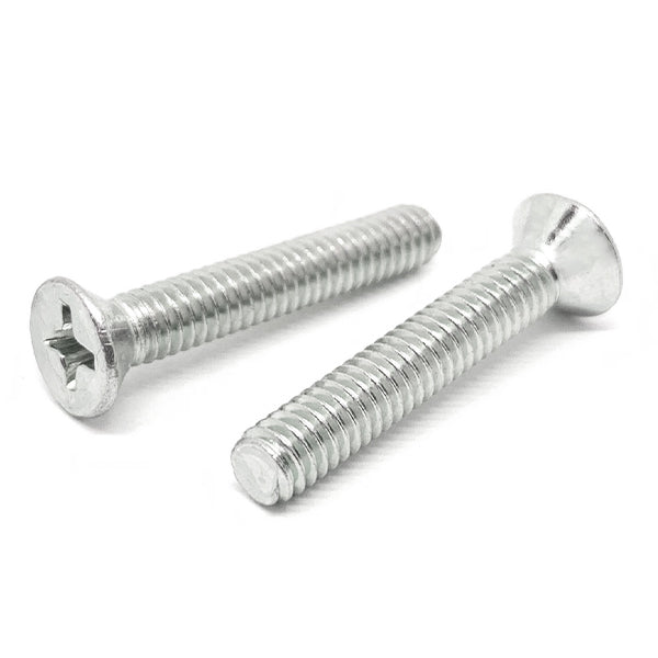 #10-32x5/8" Stainless Steel Phillips Flat Head Machine Screws Steel
