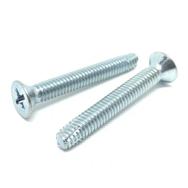 #8-32x3/4" Phillips Flat Head Type F Thread Cutting Screws Zinc