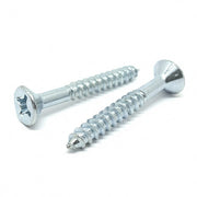#10x5/8" Phillips Flat Head Wood Screws Zinc Clear