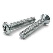 5/16-18x1/2" Phillips Oval Head Machine Screws Zinc Clear