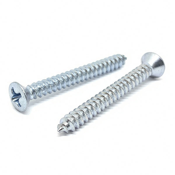#6x3/4" Phillips Oval Head Type AB Self Tapping Sheet Metal Screws Zinc