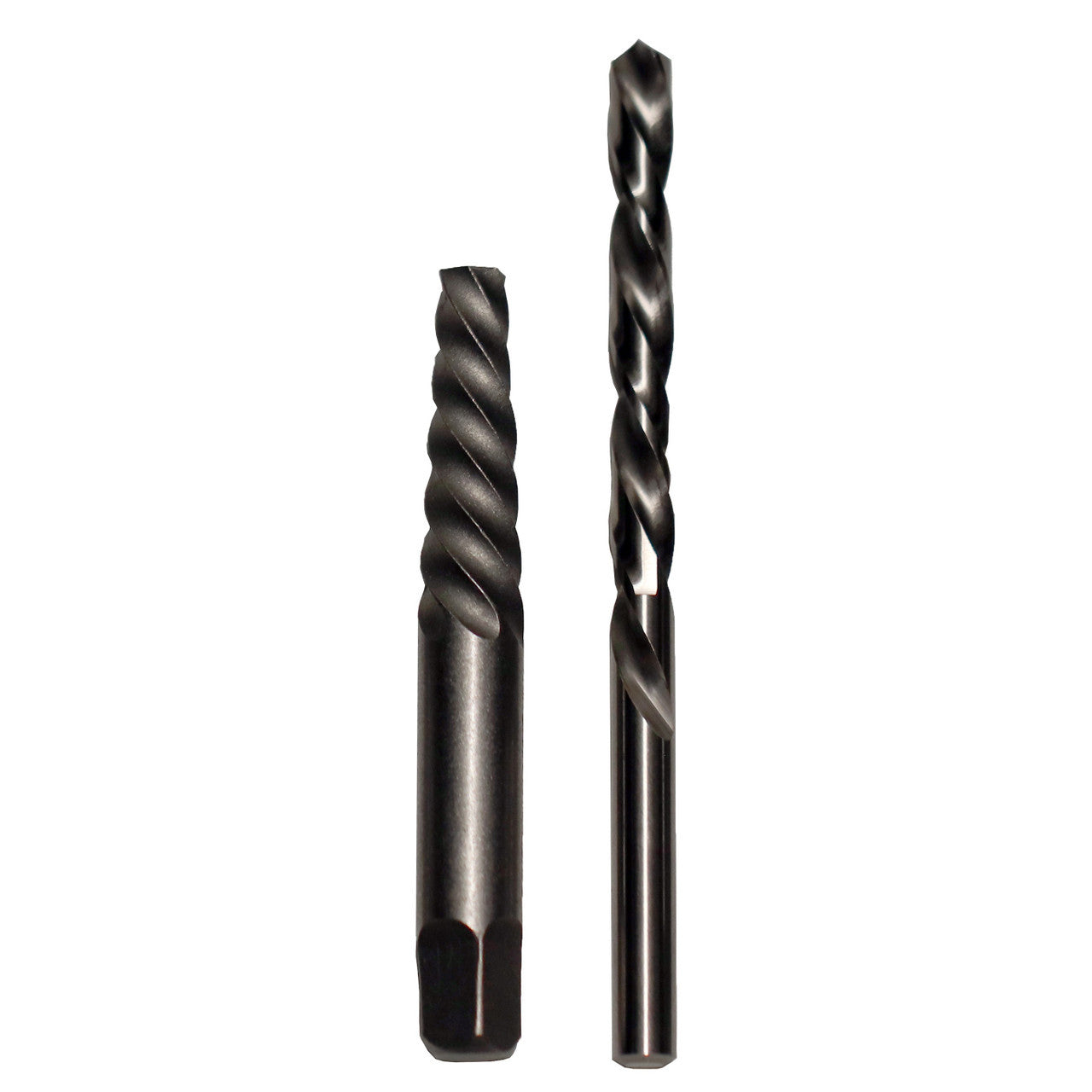 #4 Carbon Steel Spiral Flute Screw Extractor and Drill Bit Kit
