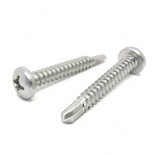 #10x1/2" Stainless Steel Phillips Pan Head #3 Point Self Drilling Screws