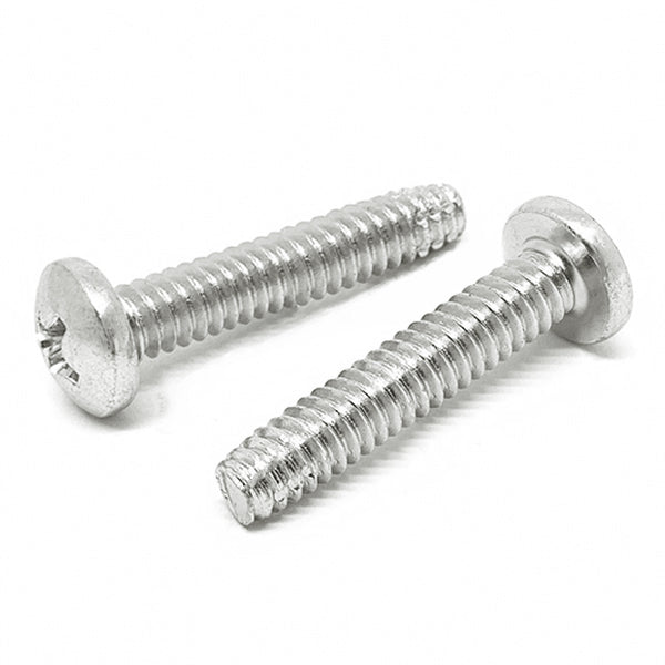 #8-32x3/4" 410 Stainless Steel Phillips Pan Head Type F Thread Cutting Screws