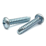 #6-20x3/4" Phillips Pan Head Type BT Thread Cutting Screws Zinc Clear