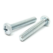 #10-24x3/4" Phillips Pan Head Machine Screws Steel Zinc