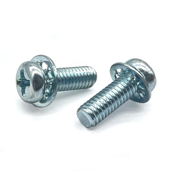 #10-24x5/8" Internal Tooth Sems Phillips Pan Head Machine Screws Zinc