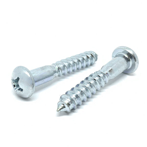 #8x1-1/4" Phillips Round Head Wood Screws Zinc Clear