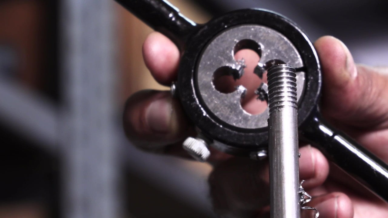 3/8"-24 UNF X 1-1/2" OD HSS Left Round Adjustable Die