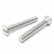 #8-32x2" Stainless Steel Slotted Flat Head Machine Screws Steel